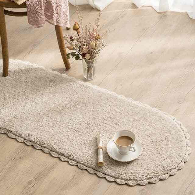 ラウンド レースキッチンマット［2サイズ］