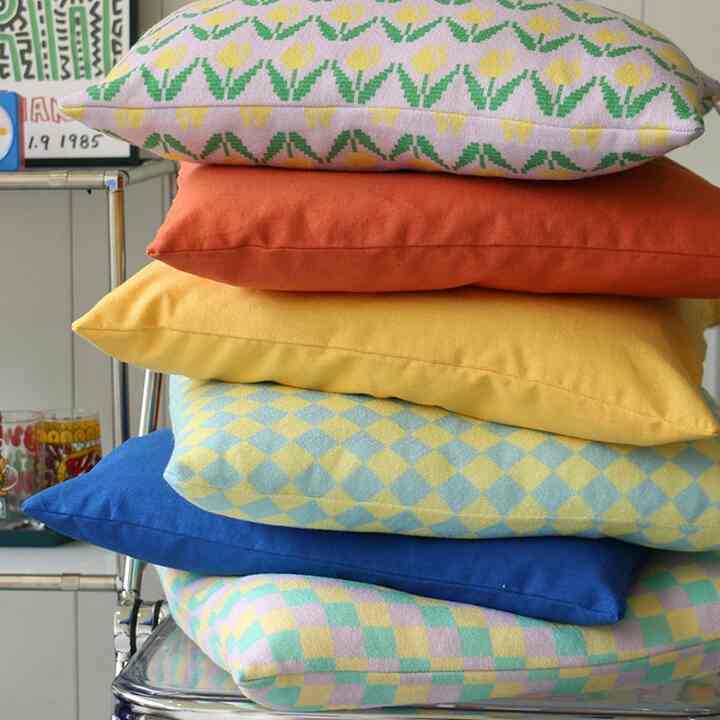 【中身付き】ミッドセンチュリー クッション［10色・2サイズ］