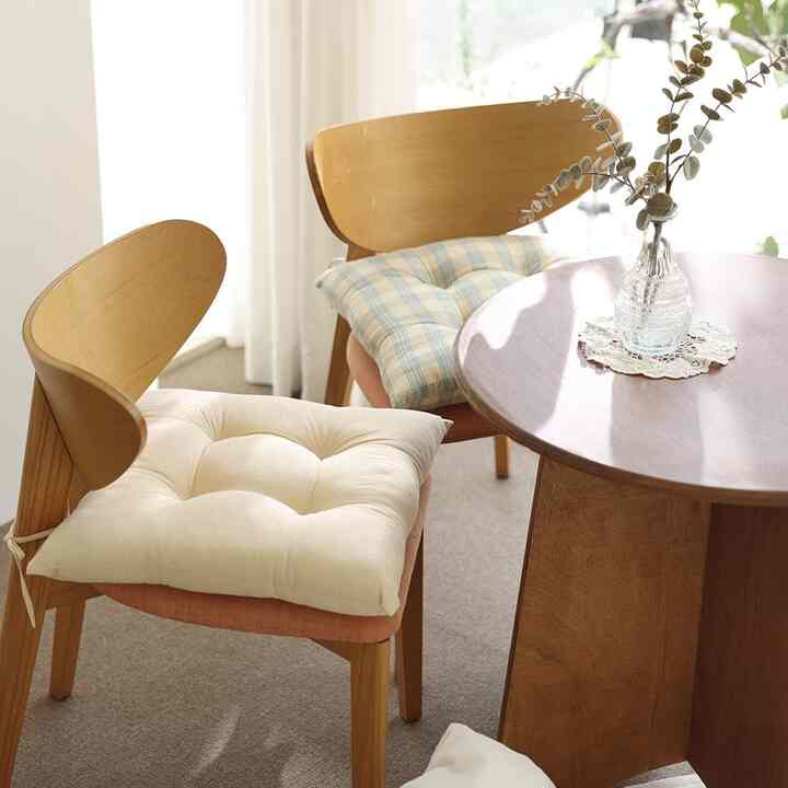 正方形 チェアクッション［6色］