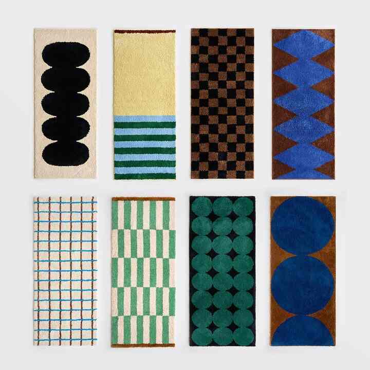 BWTZ ロングパイル ラグ［8色］