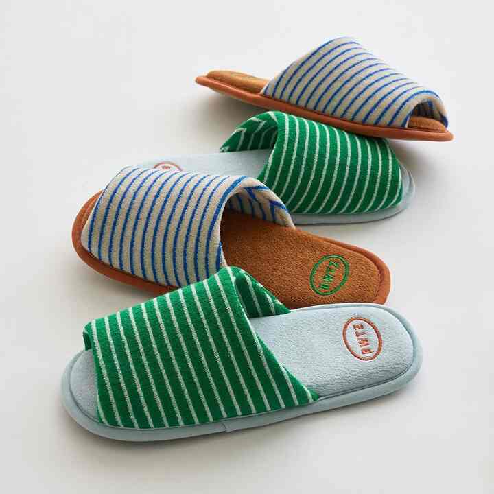 BWTZ テリー ストライプ ルームシューズ［2色・2サイズ］