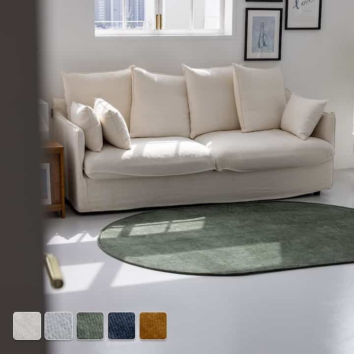 Diamant Plain Dusk 防水 ラグカーペット［5色・3種・6サイズ］