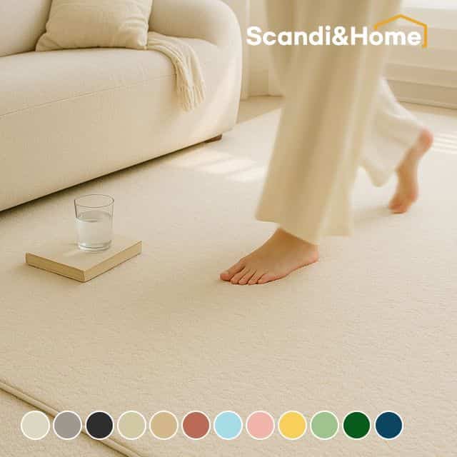 CRAYON ショートパイル 洗えるラグ［12色・8サイズ］