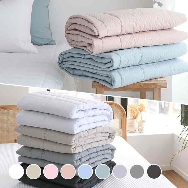 CLEAN COTTON キルティングベッドパッド［9色・4サイズ］