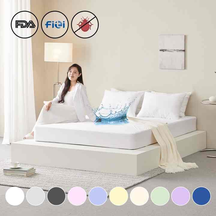 防水 マットレスカバー［10色・7種・11サイズ］