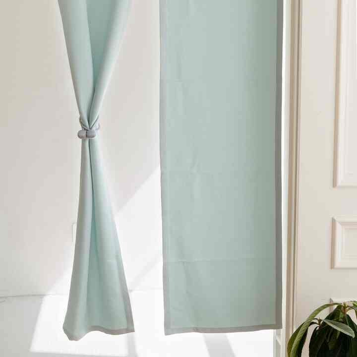 WELCOME 遮光目隠しカーテン［2種・9色・2サイズ］