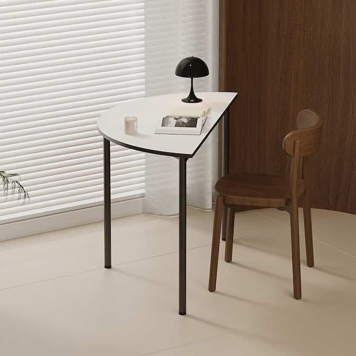 POINT HALF 半円テーブル［2色］