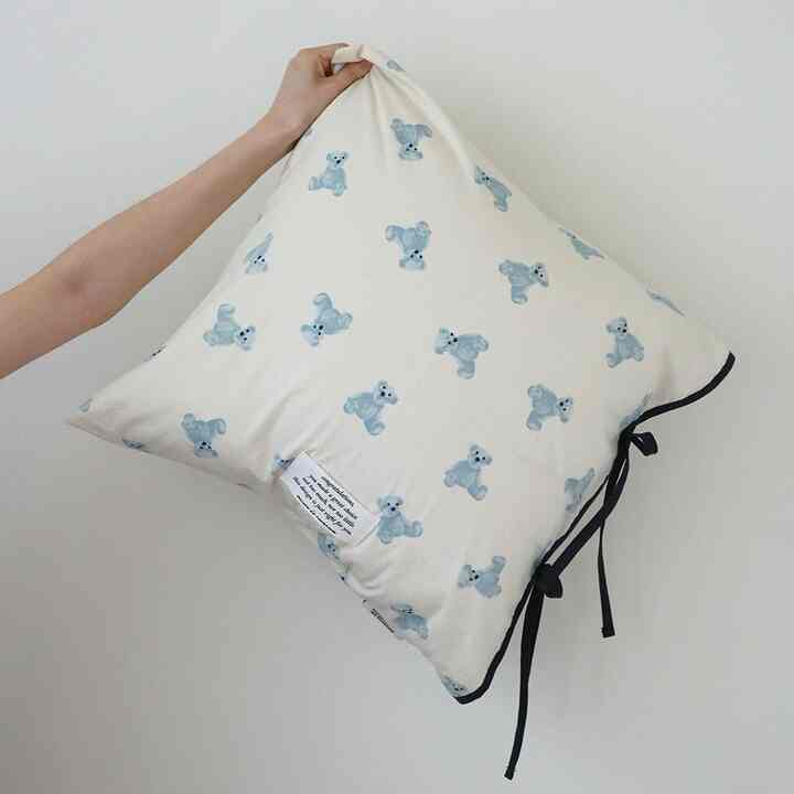 MOON BEAR リボンクッションカバー