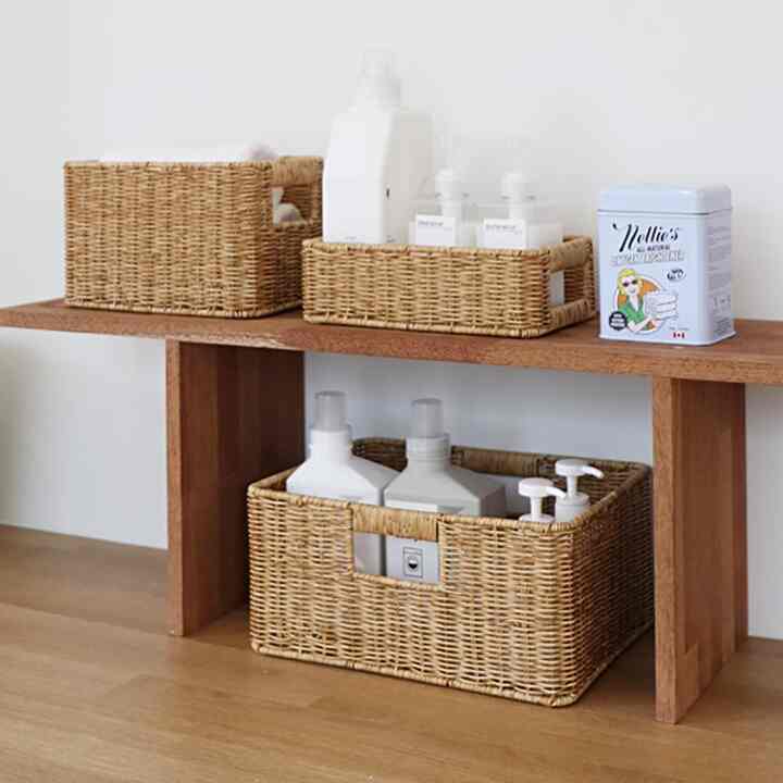 Daisy Garden ラタンバスケット［4サイズ］