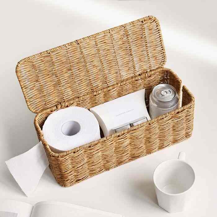 Daisy Garden ラタン ケーブルボックス