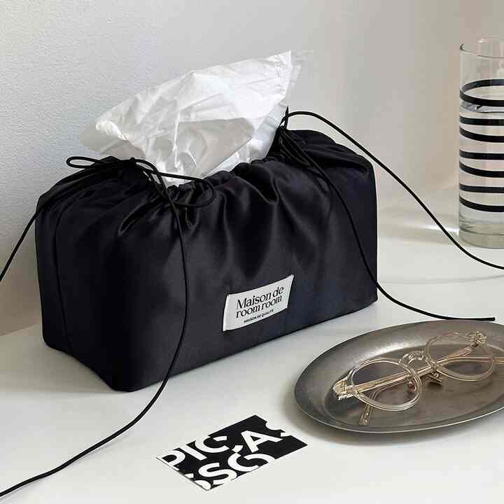 LINGLING ボックスケース ブラック