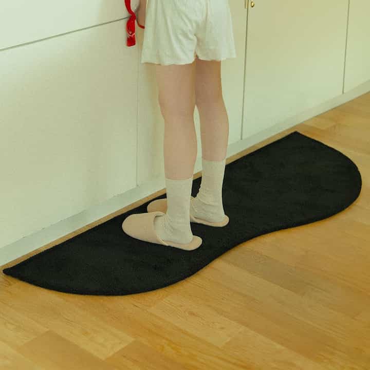 BAYPOP バスマット ウェーブ［7色・2サイズ］