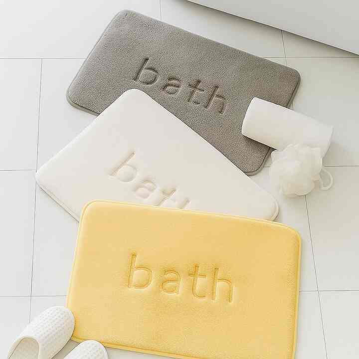 メモリーフォーム 低反発 バスマット［3色］