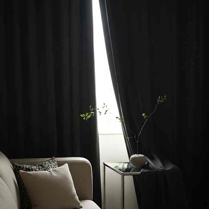 100%遮光カーテン 2枚セット［10色・3種・4サイズ］