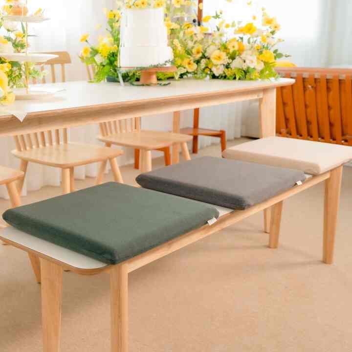 スクエア クッション［8色］