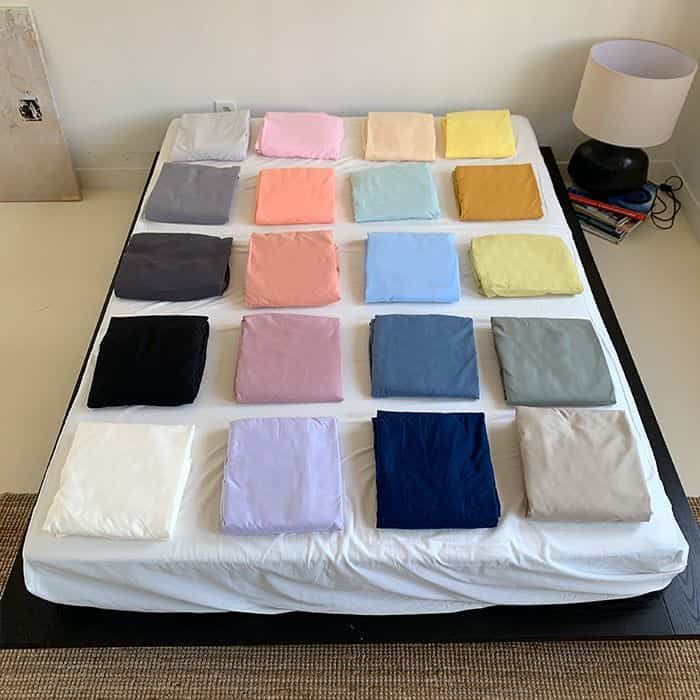 ソフトタッチ ボックスシーツ［20色・3サイズ］