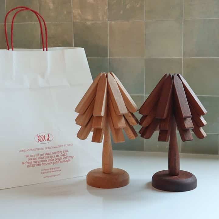Tree pot stand 鍋敷き 3点セット［2色］