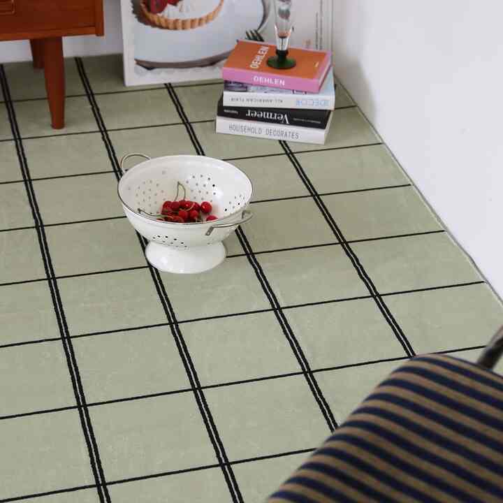 Olive Stiff ラグ［4サイズ］