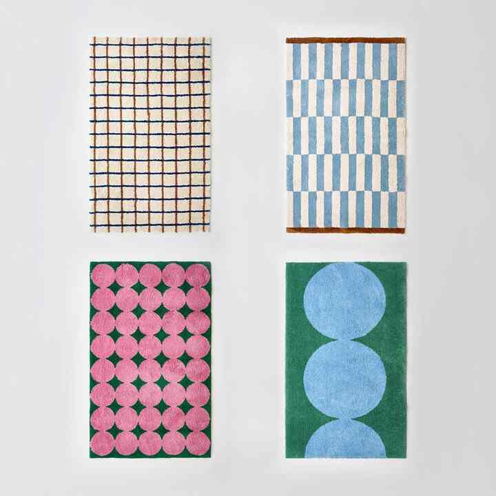 BWTZ ロングパイル ラグ［4色］