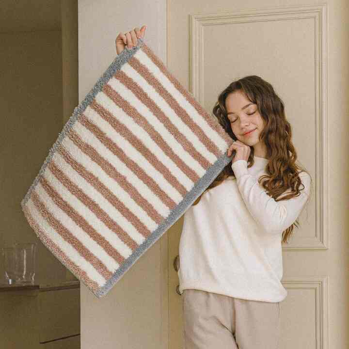 stripe/check マット［5色・2種］