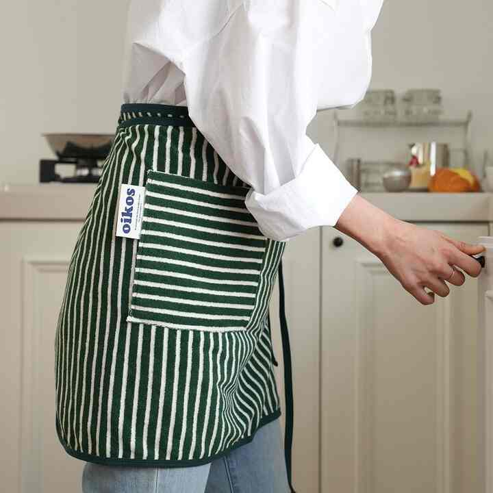 Vivid Stripe Terry エプロン［5色］