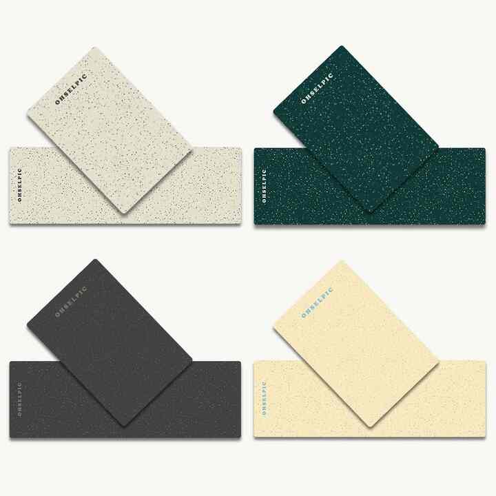 OBJET 珪藻土マット 長方形 M&Lセット［4色］