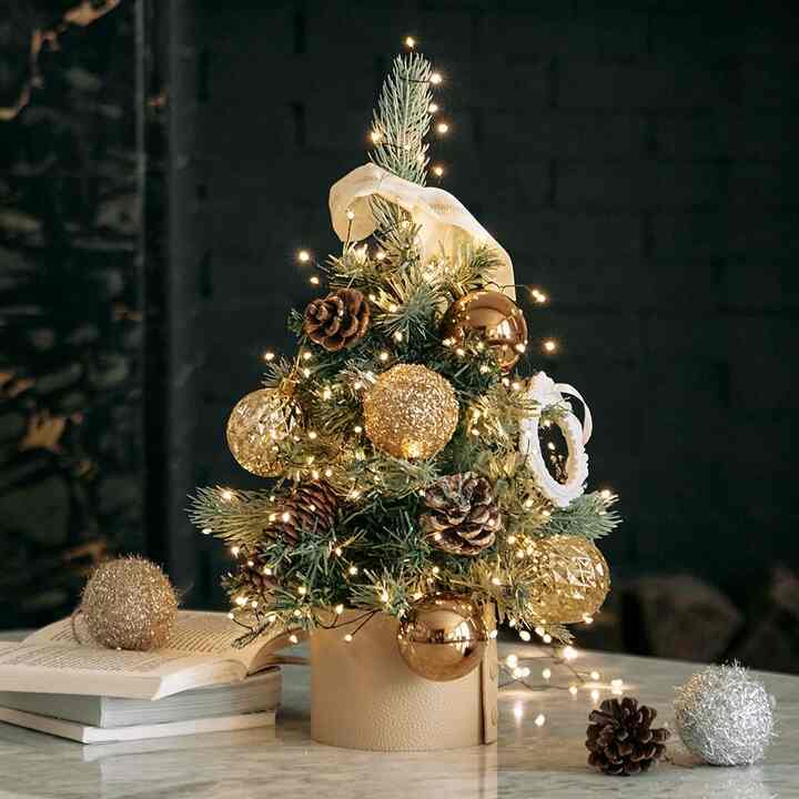 クリスマス ミニツリー トウィンクルメリーゴールド