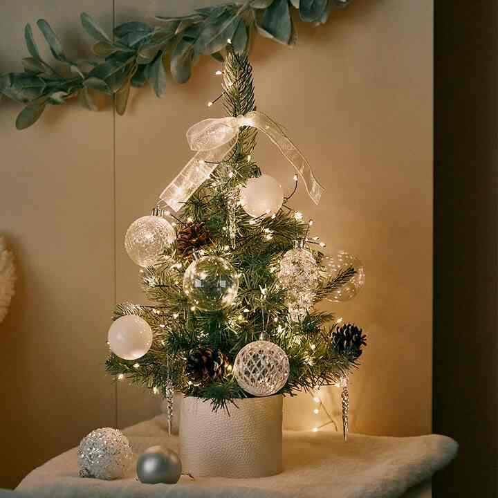 クリスマス ミニツリー トウィンクルクリスタル