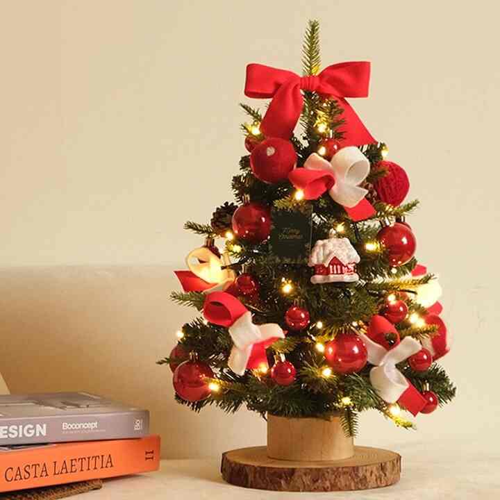 雪が積もった家 パインクリスマスツリー フルセット