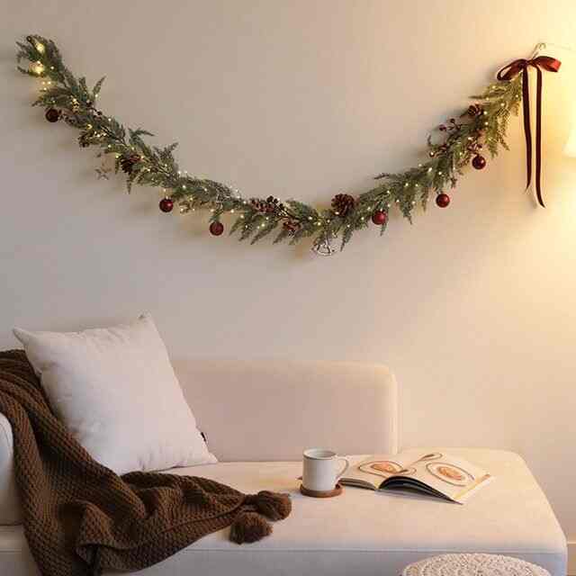 シャンパンワイン クリスマス ガーランドセット