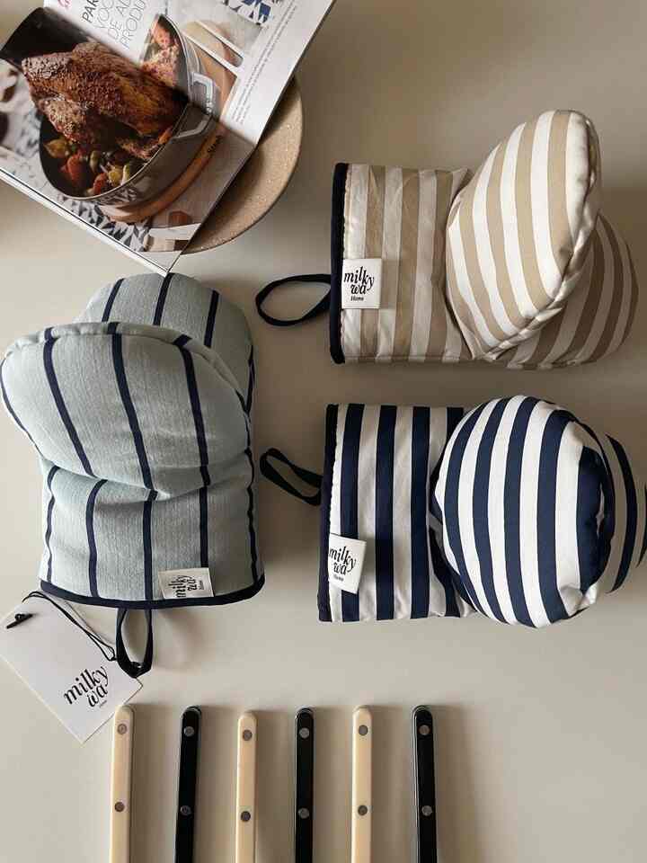 Maison Stripe キッチンミトン［3色］