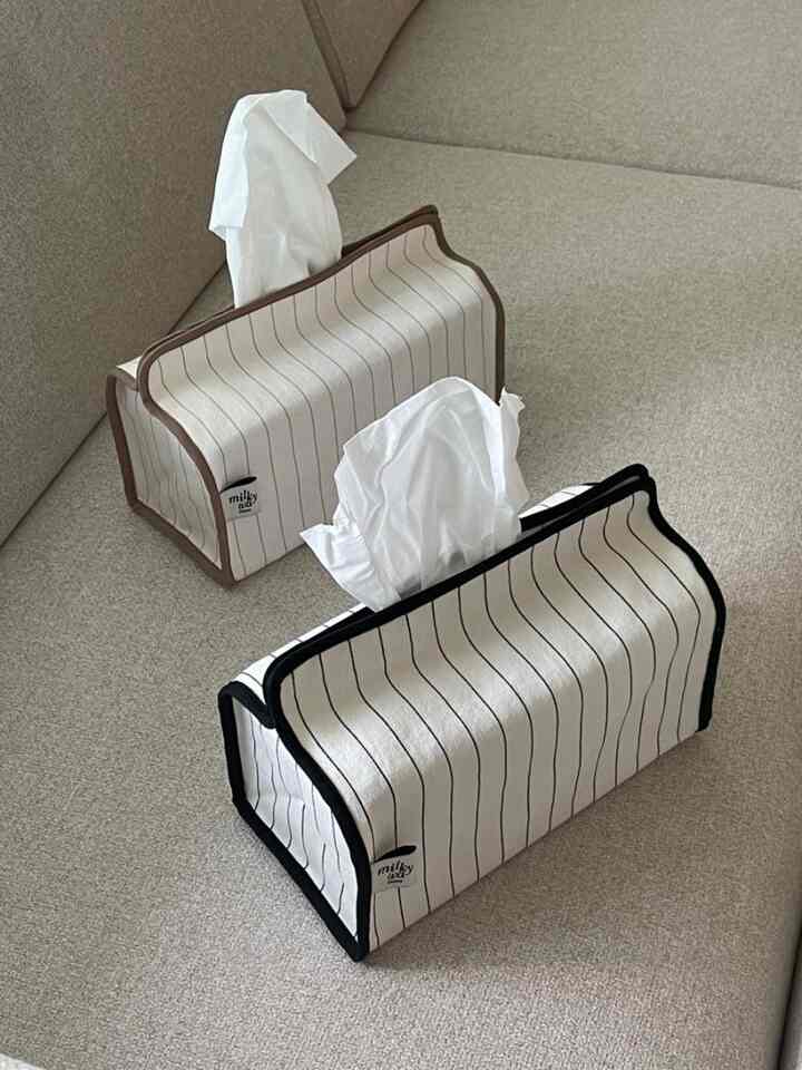 Deco Stripe ティッシュケース［2色］