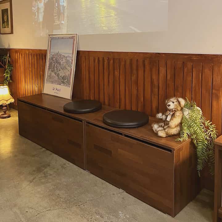 ESTE 収納ベンチ 80cm［2色］