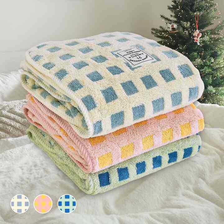 OZ WAFFLE マイクロファイバー ブランケット［3色・3サイズ］