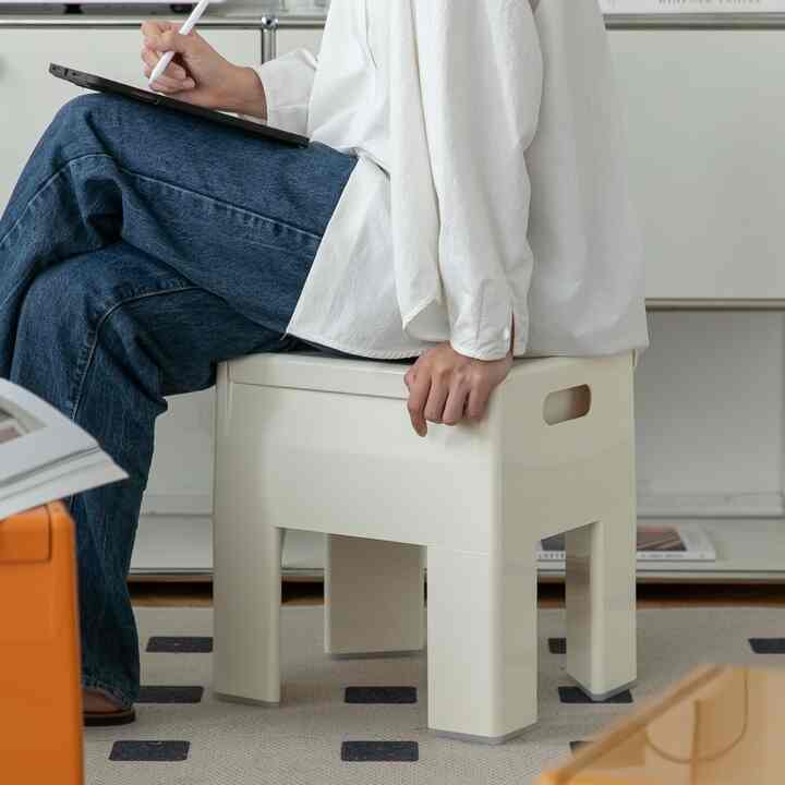 Block キャビネットスツール［7色］