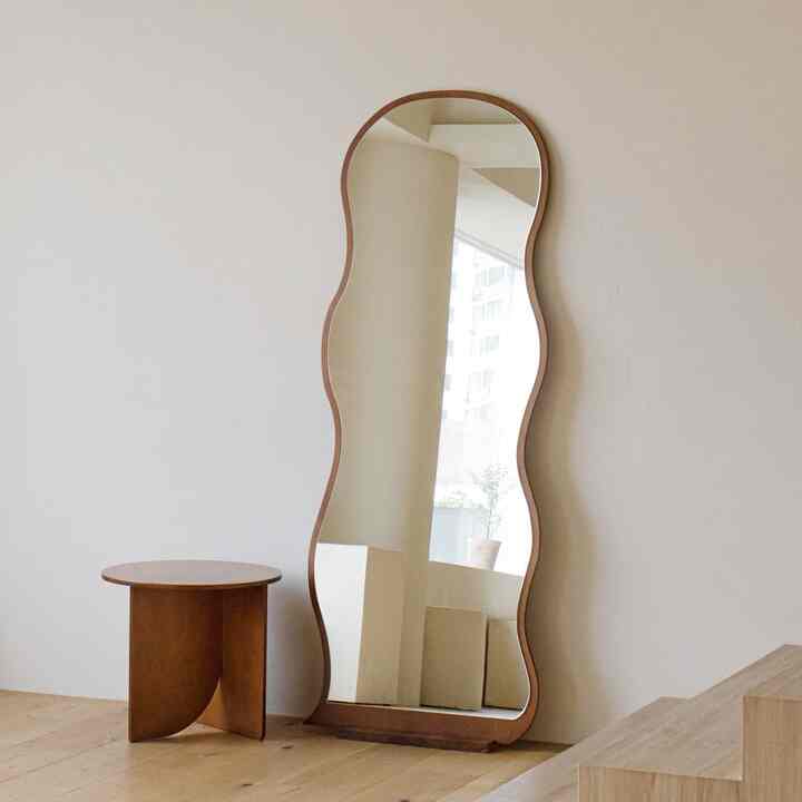 BRIM ウッド 全身ミラー［2色］