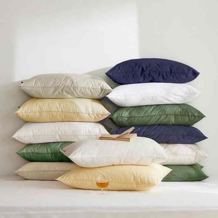 Void ホテル式 枕カバー 1枚/2枚セット［6色・2サイズ］