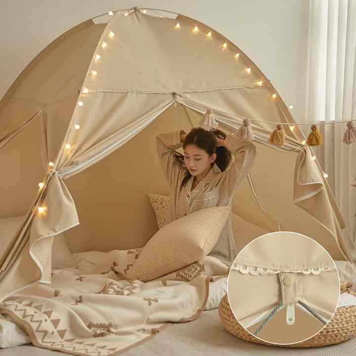 Berry レース ワンタッチ 暖房テント［2色・3サイズ］