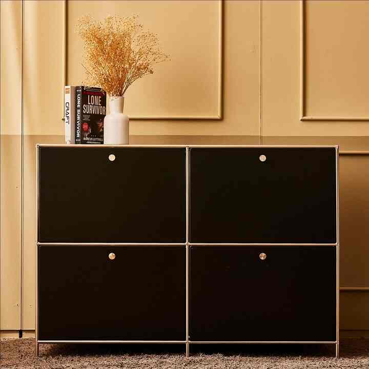 2段 モジュール 収納棚（1243）［4色・4種］