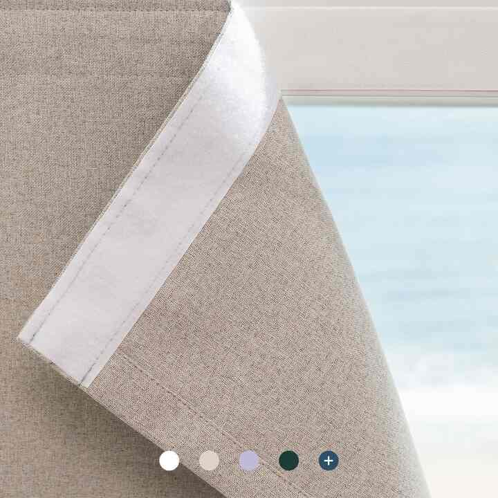 遮光カーテン マジックテープ/ポール通しタイプ［10色・2種・7サイズ］