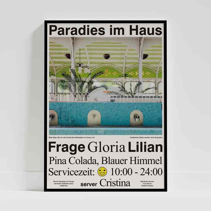 Paradies im Haus​ ポスター［8色・3サイズ］