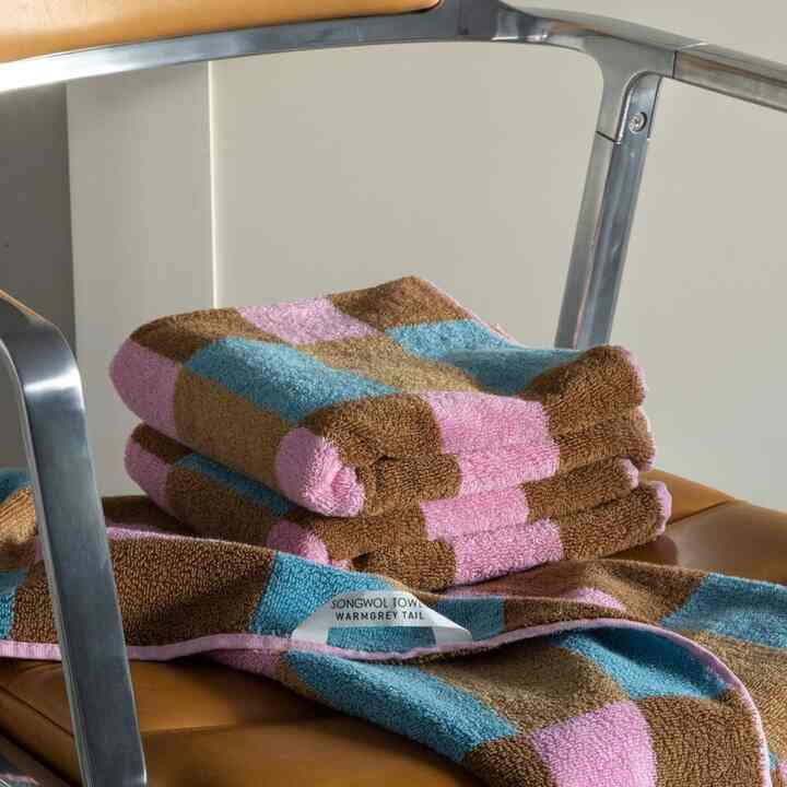 Check フェイスタオル［3色］