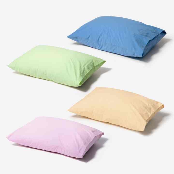 コットン ソリッド 枕カバー［19色］