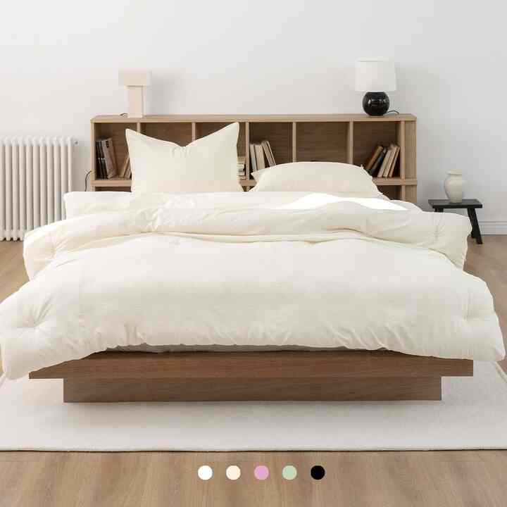 Dubu カバーのいらない布団セット［23色・3種・2サイズ］