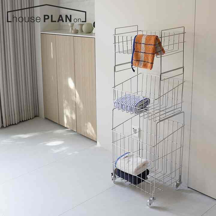 ミニ3段 洗濯バスケット