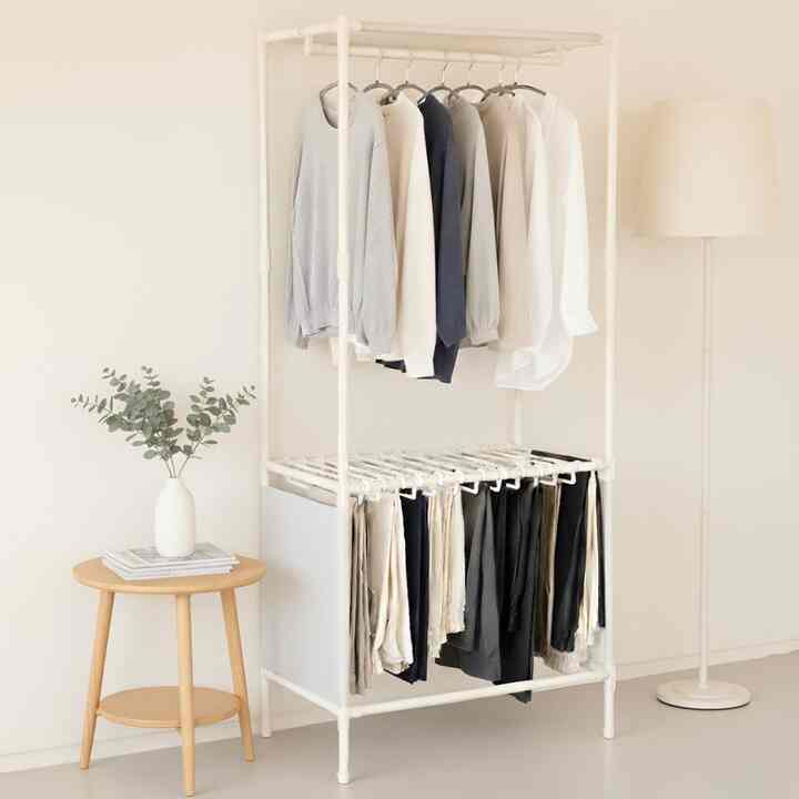 シングル ズボンハンガーラック