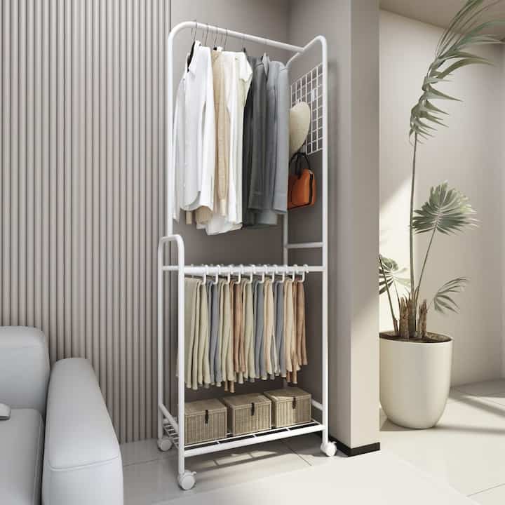 オールインワン ハンガーラック［3色］