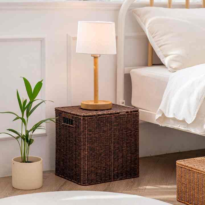 PPラタンバスケット［2種・3色］