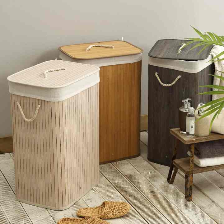 Natural mood バンブーバスケット［3色］