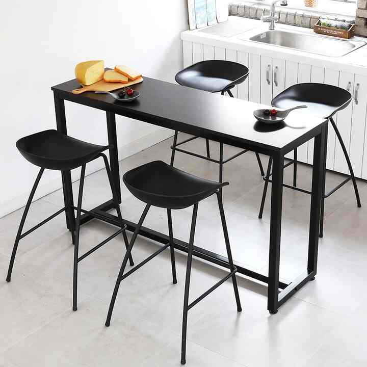 モダン バーテーブル 150cm［8色］